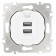 Розетка USB, без рамки Arte Milano am-202 202.46-1.white