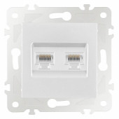 Розетка Ethernet RJ-45 без рамки Arte Milano am-203 203.45-2.white