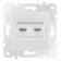 Розетка Ethernet RJ-45 без рамки Arte Milano am-203 203.45-2.white
