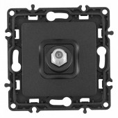 ТВ-розетка без рамки Arte Milano am-217 217.42-1.black