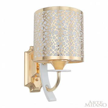 Бра Arte Milano Florentia-6067 306067/1W Wh/Gd-3