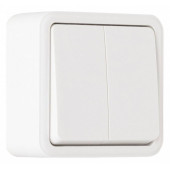 Выключатель двухклавишный Arte Milano 310 310.30-2.white