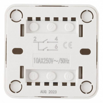 Выключатель двухклавишный Arte Milano 310 310.30-2.white-3