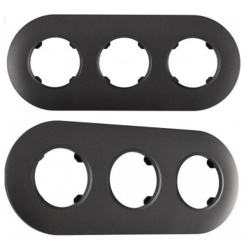 Рамка на 3 поста Arte Milano am-502.08 502.08-3.black