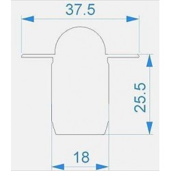 Заглушка для профиля Deko-Light R-ET-03-10 979700