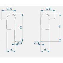 Набор из 10 заглушек для профиля Deko-Light R-EL-03-10 979710