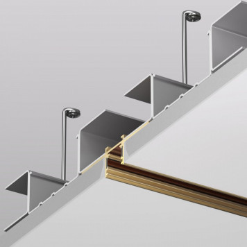 Трек встраиваемый Denkirs SHINE HIDE TR5702-SB-2