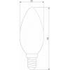 Лампа светодиодная Elektrostandard Свеча F E14 9Вт 4200K a050132