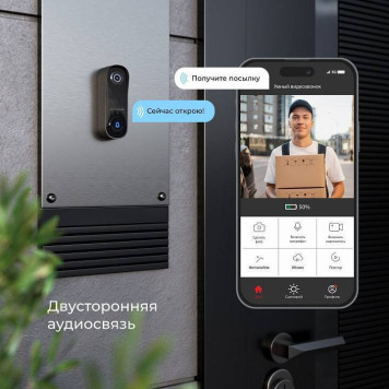 Звонок беспроводной с камерой Elektrostandard WF a069488-3
