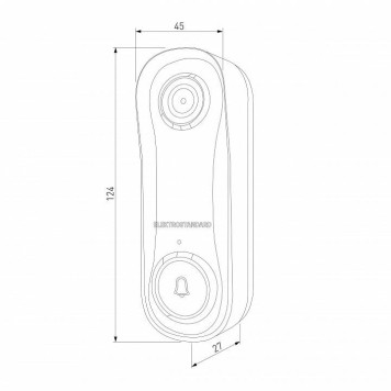 Звонок беспроводной с камерой Elektrostandard WF a069488-6