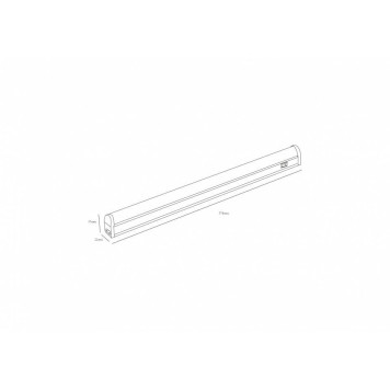 Накладной светильник Эра LLED-01-08W-4000-W-3