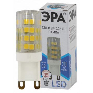 Лампа светодиодная Эра Стандарт G9 3.5Вт 4000K LED JCD-3,5W-CER-840-G9-1