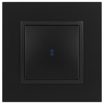 Выключатель одноклавишный с подсветкой без рамки Эра Эра Elegance 14-1102-05-1