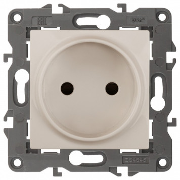 Розетка без заземления, без рамки Эра Эра Elegance 14-2105-02