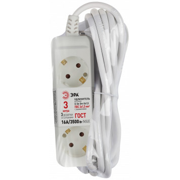 Удлинитель Эра U-3e-3m-3x1,5-1