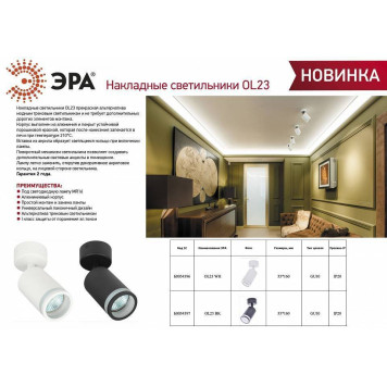 Спот Эра OL23 BK Б0054397-1