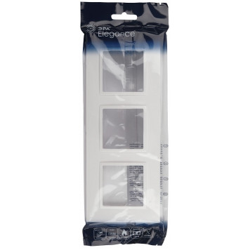 Рамка на 3 поста Эра Эра Elegance 14-5013-01-1