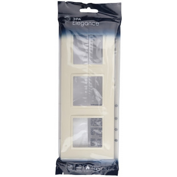 Рамка на 3 поста Эра Эра Elegance 14-5013-02-1