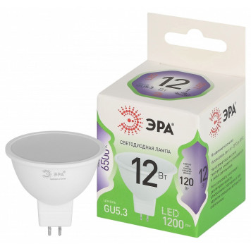 Лампа светодиодная Эра Green Line LED MR16-12W-865-GU5.3 GL-1