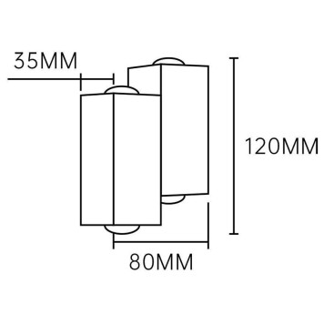 Накладной светильник Escada 30005LED 30005W/02LED-2
