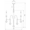 Подвесная люстра Eurosvet Telao 10120/5 золото/тонированный хрусталь Strotskis Smart (10110/5)