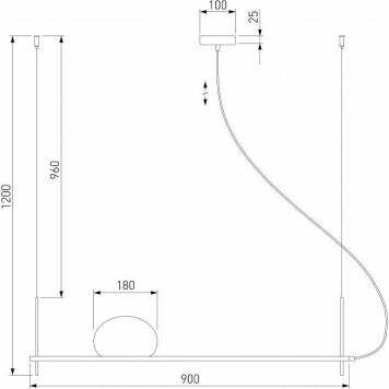 Подвесной светильник Eurosvet Stair 70145/1 белый-2