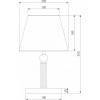 Настольная лампа декоративная Eurosvet Conso 01145/1 латунь