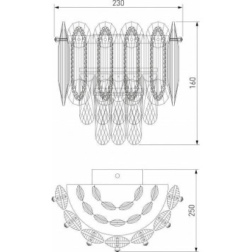 Накладной светильник Bogate apos;s Chaleur a067823-1