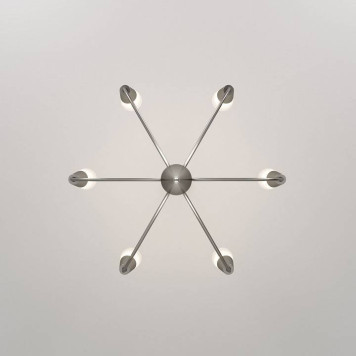 Подвесная люстра Eurosvet Rhyton 60167/6 никель-2