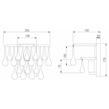 Накладной светильник Bogate apos;s Gutta 476/1-4