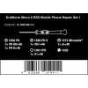 Набор отвёрток для ремонта мобильных телефонов Wera Kraftform Micro 6 ESD 05030182001