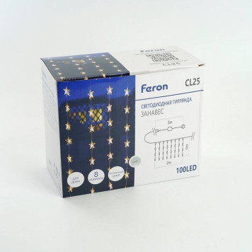 Занавес световой Feron CL25 48608-4