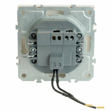 Выключатель одноклавишный с подсветкой без рамки Stekker RSW10-5101-01 49863-2