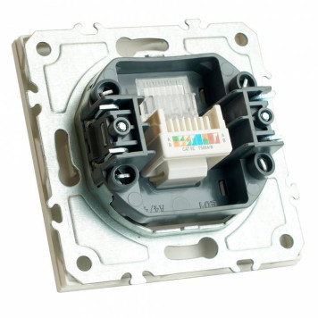 Розетка Ethernet RJ-45 без рамки Stekker RST00-5117-01 49873-3