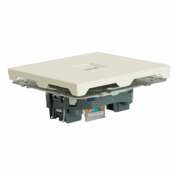 Розетка Ethernet RJ-45 без рамки Stekker RST00-5117-01 49873-4