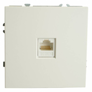 Розетка Ethernet RJ-45 без рамки Stekker RST00-5117-01 49873-7