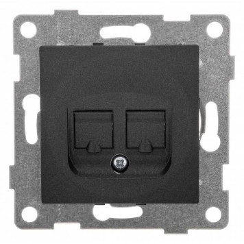 Розетка двойная Ethernet RJ-45 без рамки Gusi Electric BRAVO С10К2-010