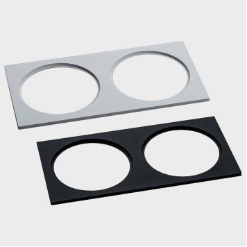 Рамка на 2 светильника Italline IT06-6016 IT06-6016 black FR2-1