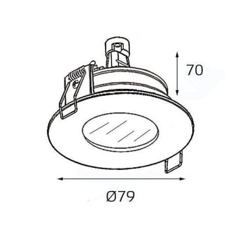 Встраиваемый светильник Italline QSO 006L QSO 006L black-2