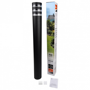 Наземный низкий светильник Jazzway PGB 04-800 E27 BL IP44-2