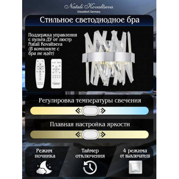 Накладной светильник Natali Kovaltseva TIZIANO LED LAMPS 81114/1W-5