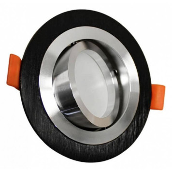 Встраиваемый светильник LUMINA DECO Duka LDC 8062-D90 BK+SL-1