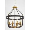 Подвесная люстра LUMINA DECO Berling LDP 8024-8 BK+MD