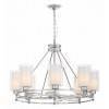 Подвесная люстра LUMINA DECO Marietta LDP 8025-8 CHR+WT