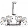 Подвесная люстра LUMINA DECO MARSEO LDP 9110-6 BK+CHR