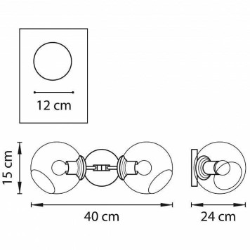 Бра Lightstar Beta 785627-2
