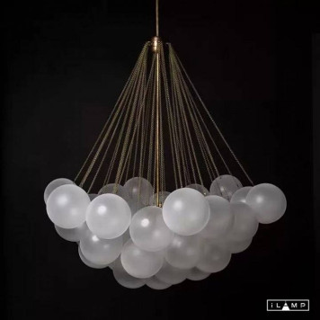 Люстра на штанге iLamp Globe 10099P/3-D800 GL-WH-1