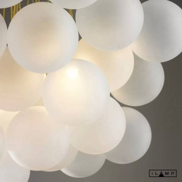 Люстра на штанге iLamp Globe 10099P/3-D800 GL-WH-5