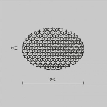 Сотовый фильтр Maytoni Dip HoneyComb001-D41.5-6