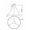 Подвесной светильник Maytoni Rim MOD058PL-L54BK